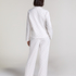 Jacquard Hearts Petite pantalon de pyjama, Blanc