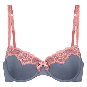 Soutien-gorge &agrave; armatures pr&eacute;form&eacute; Secret Lace, Gris