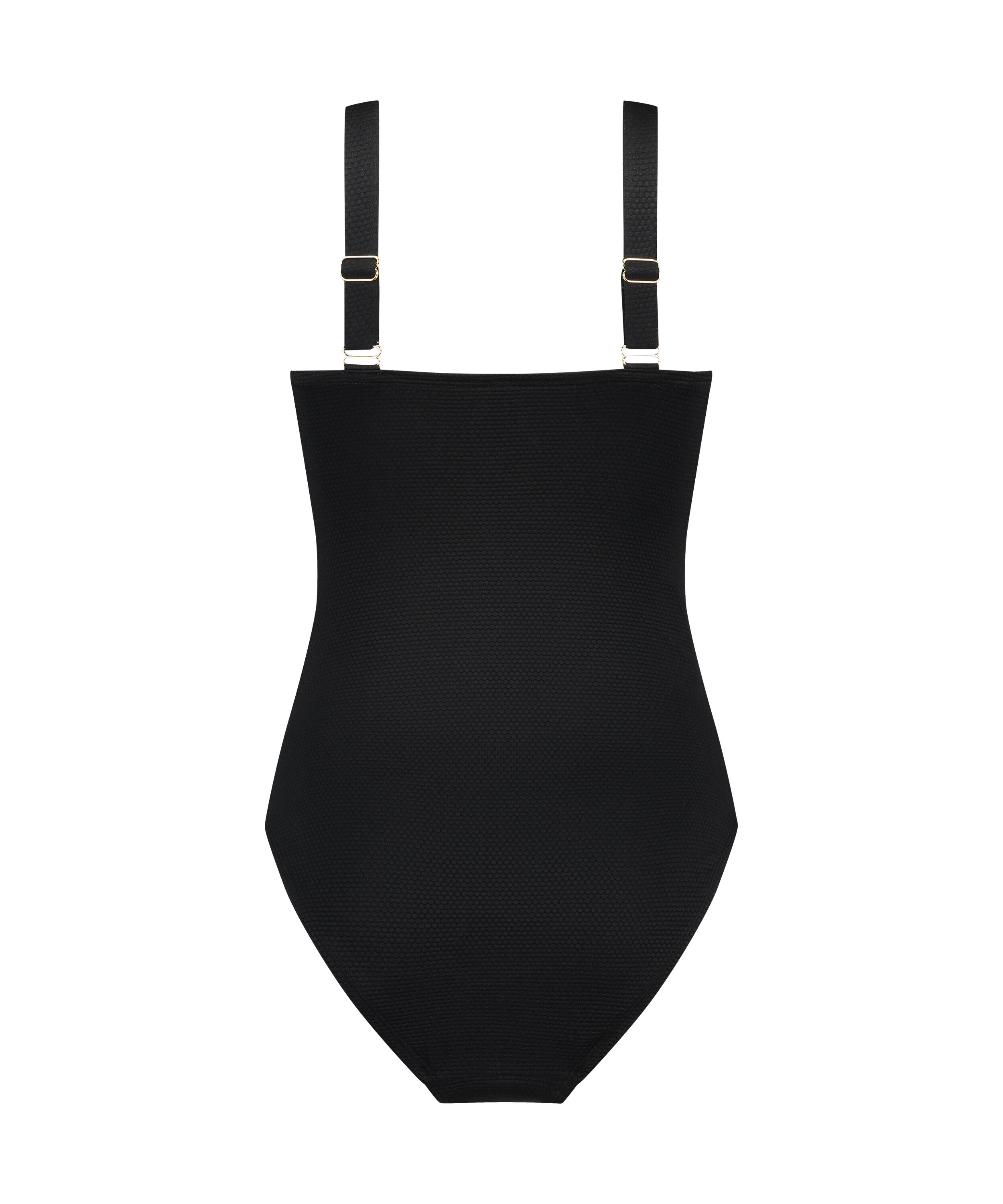 Maillot De Bain Wolf & Whistle Halley Noir - Taille UK 24 - Neuf Avec étiquettes - Prix Conseillé 30€