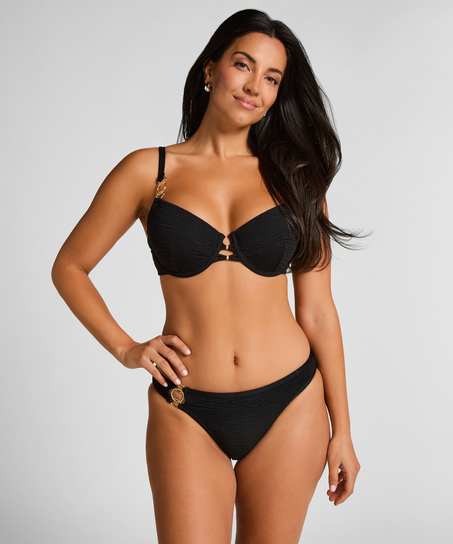 Soutien-gorge de bikini rembourré Bahamas, Noir