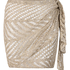 Paréo de plage à paillettes, Beige
