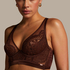 Soutien-gorge à armatures non préformé Indigo, Marron