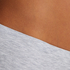 Boxer invisible en coton, Gris