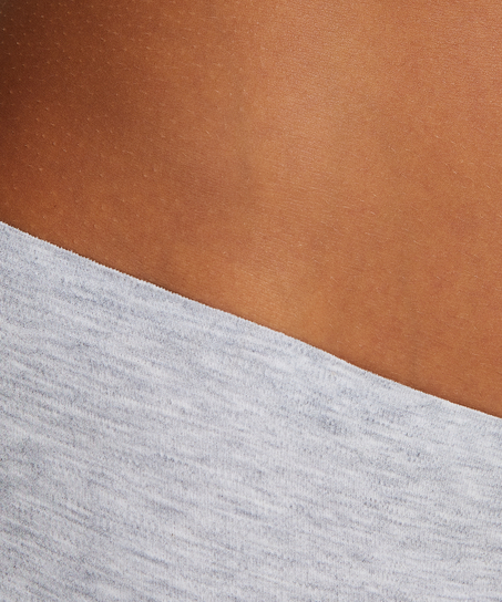Boxer invisible en coton, Gris