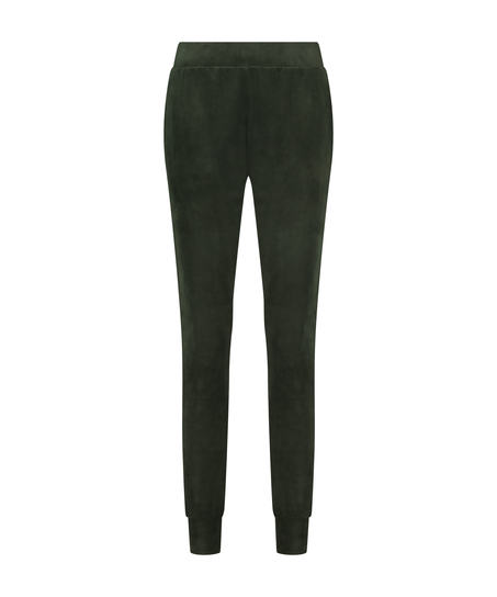 Pantalon de jogging Velours, Vert