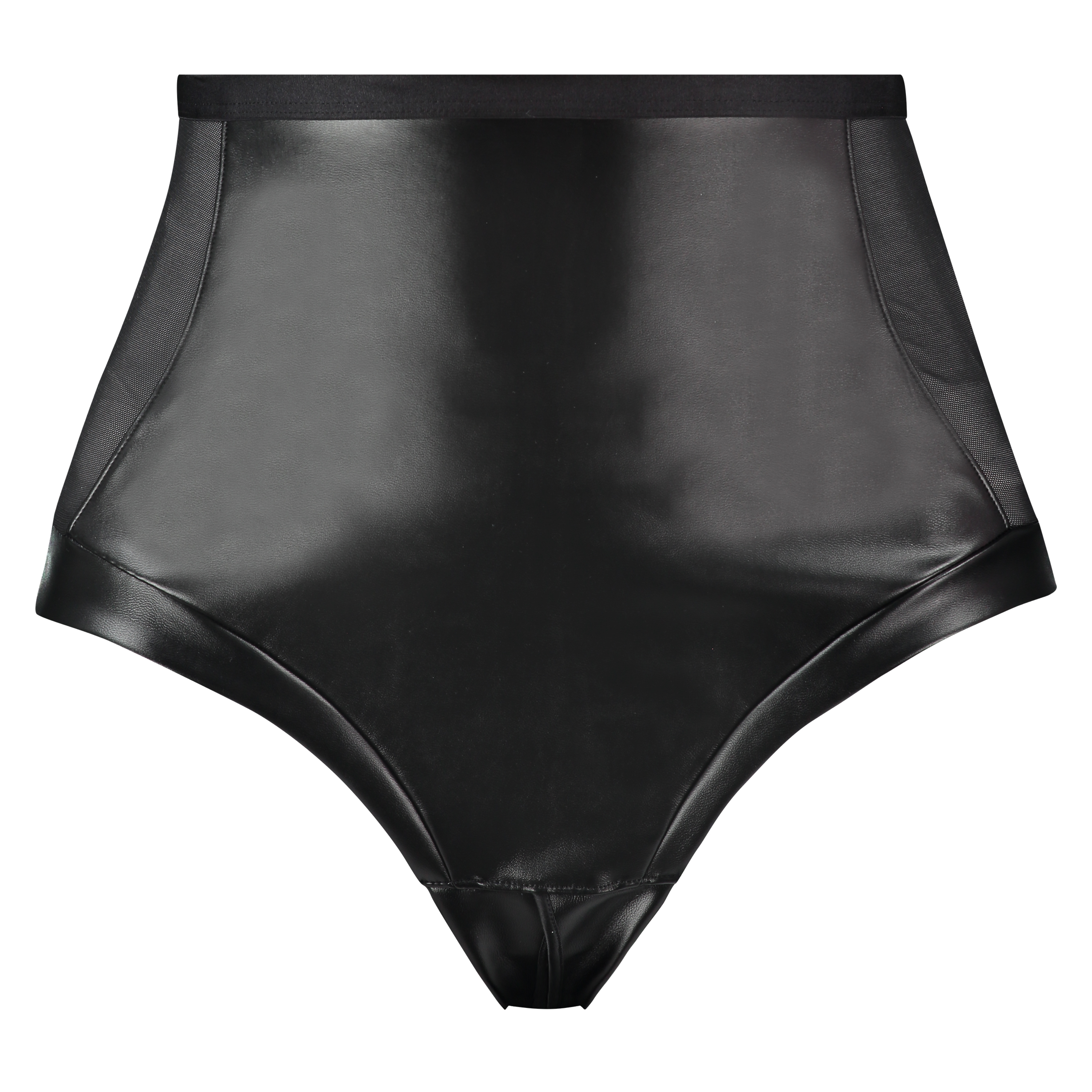 String taille haute Manu, Noir, main