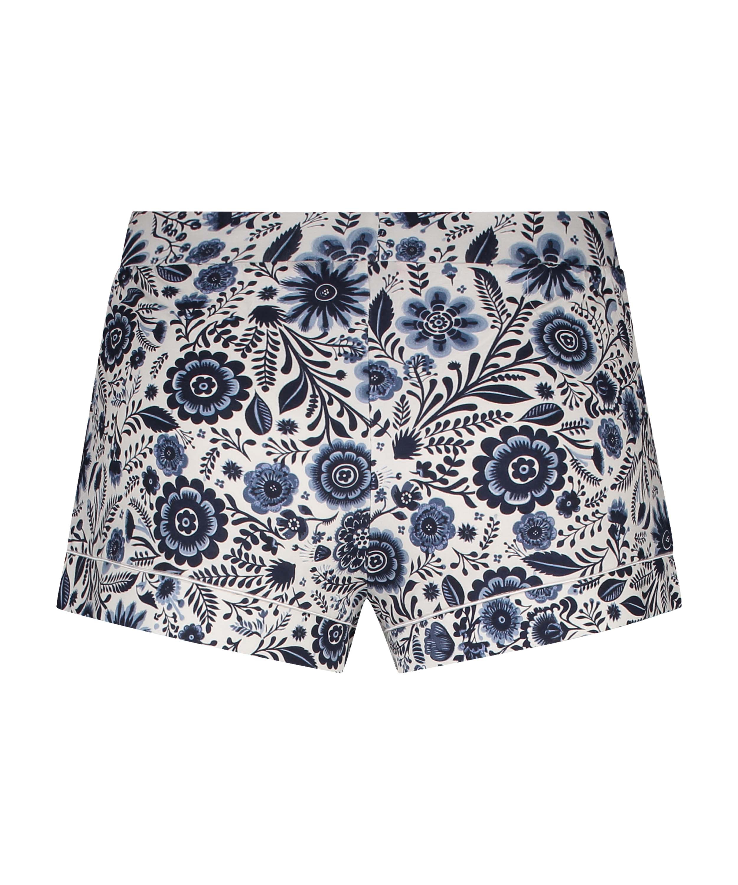 Short de pyjama Jersey, Blanc, main