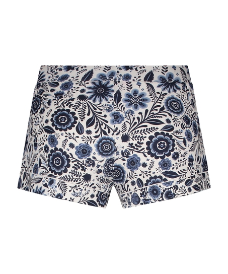 Short de pyjama Jersey, Blanc