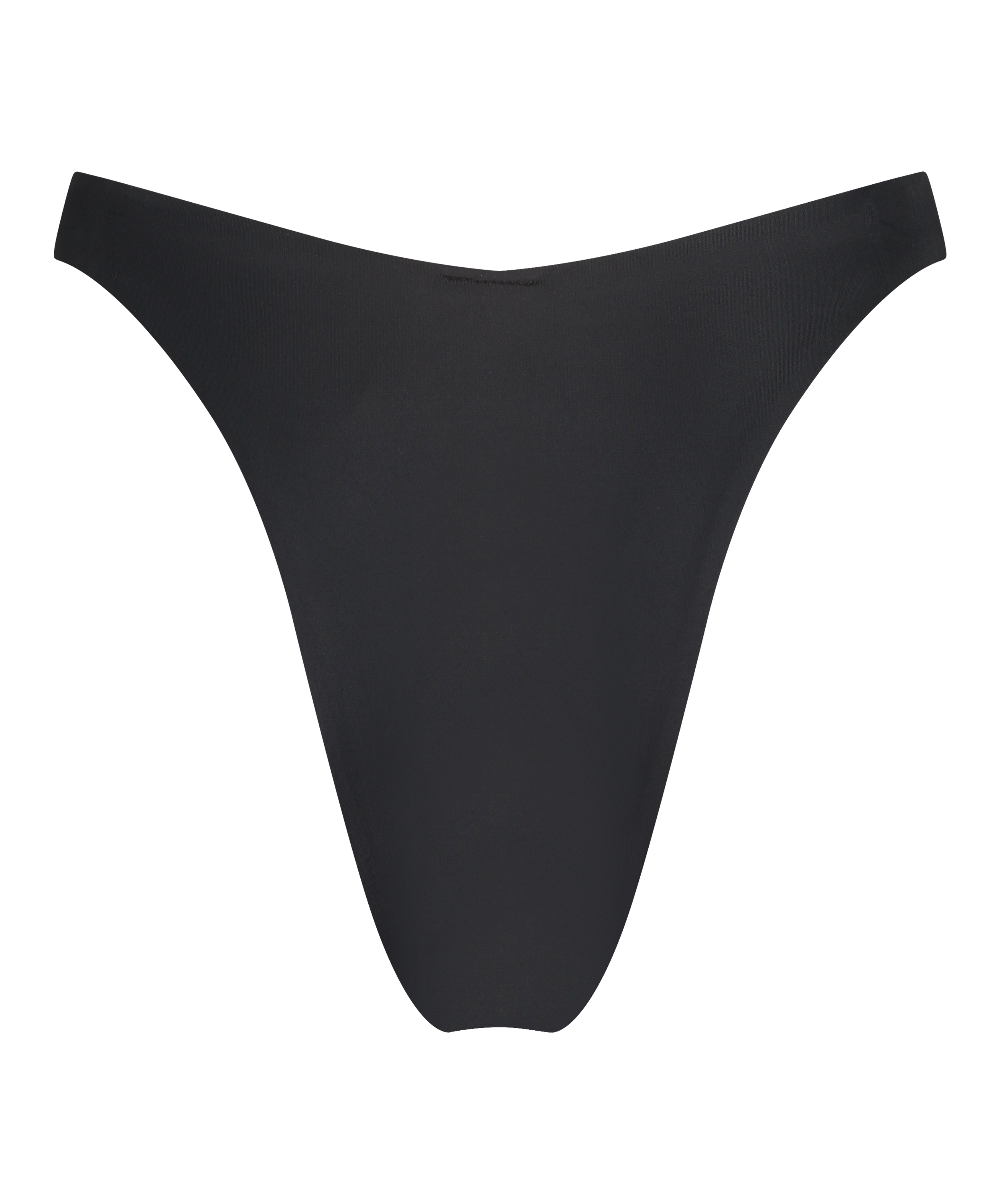 Slip de Bikini Échancrés Luxe, Noir, main