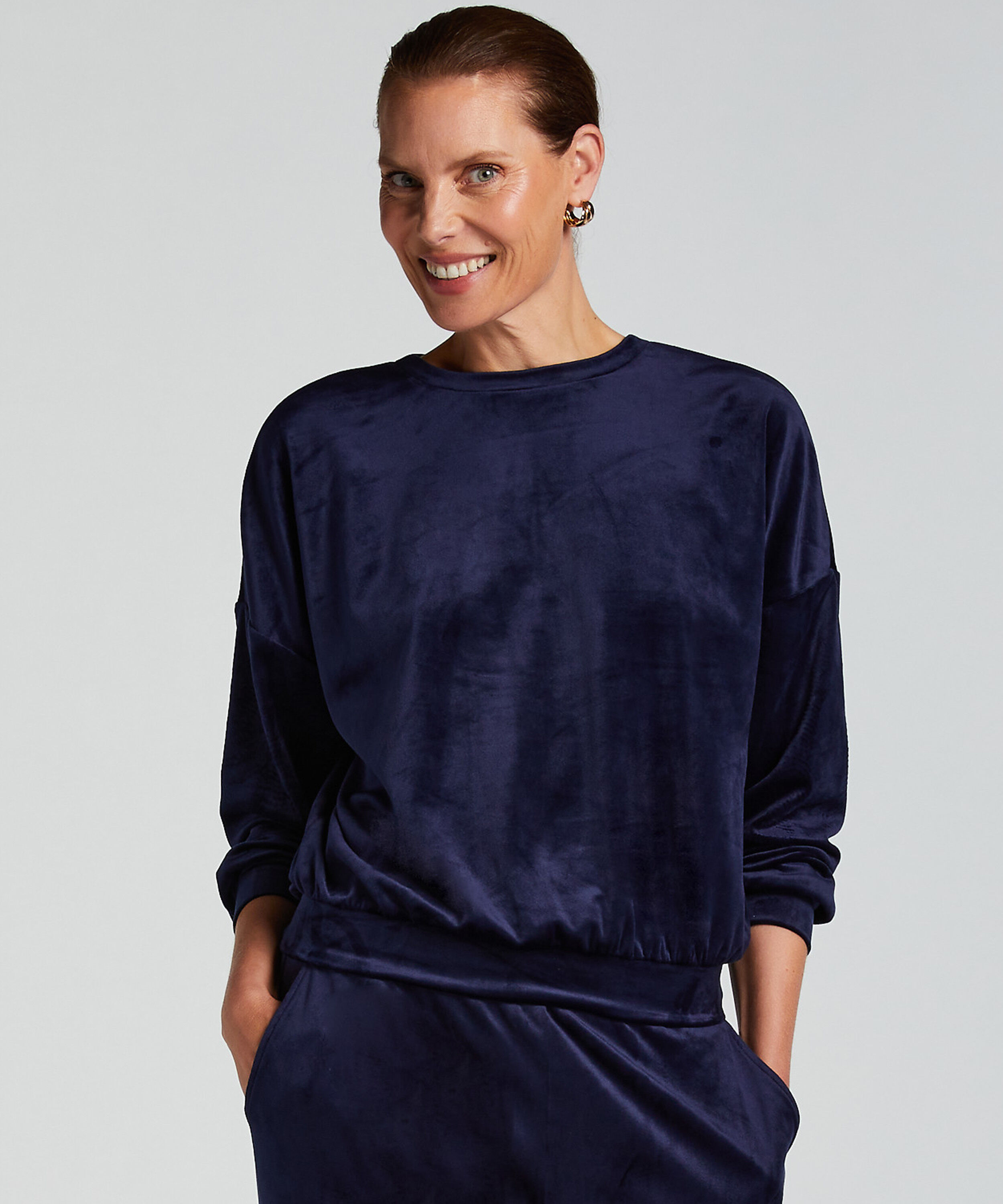 Top Velours, Bleu Top Velours, Bleu