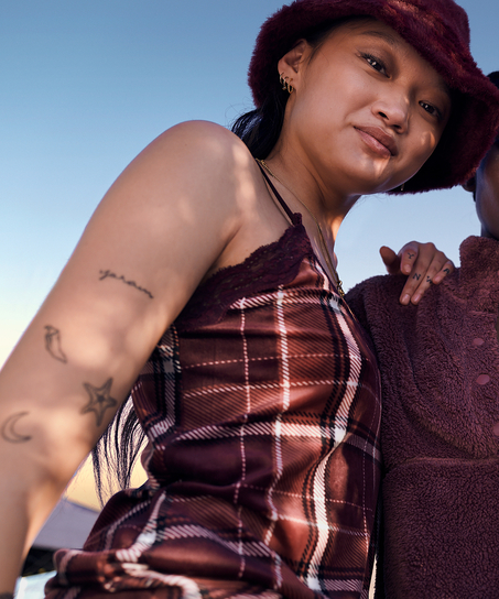 Camisole velours, Violet