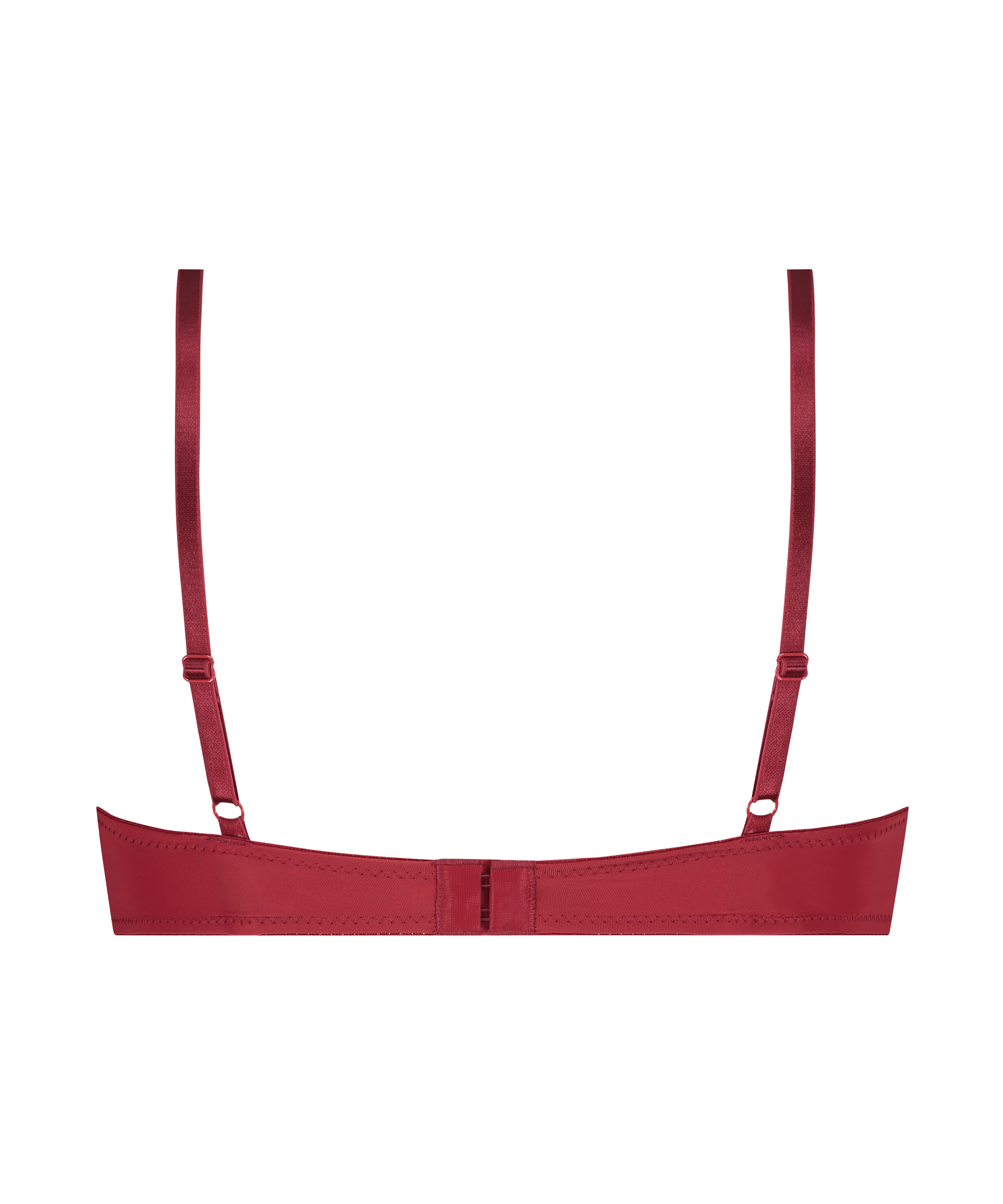 Soutien-gorge à armatures préformé Plunge, Rouge, main