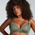 Soutien-gorge sans armatures préformé Mona, Vert