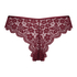 Slip brésilien jambe haute, Rouge