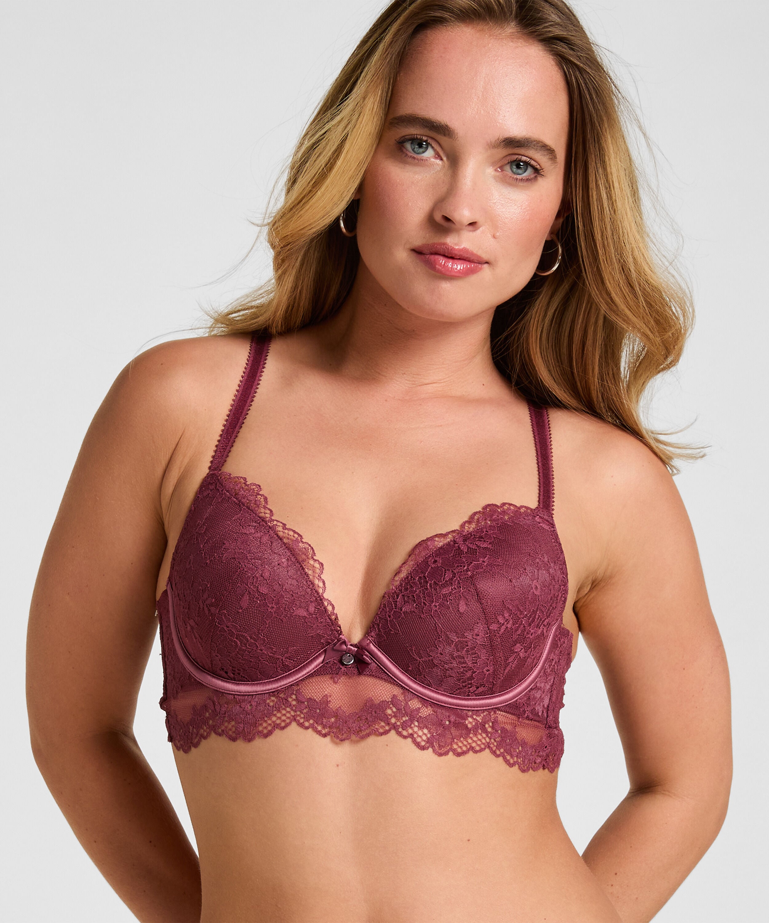 Soutien-gorge à armatures rembourré Naomi, Violet