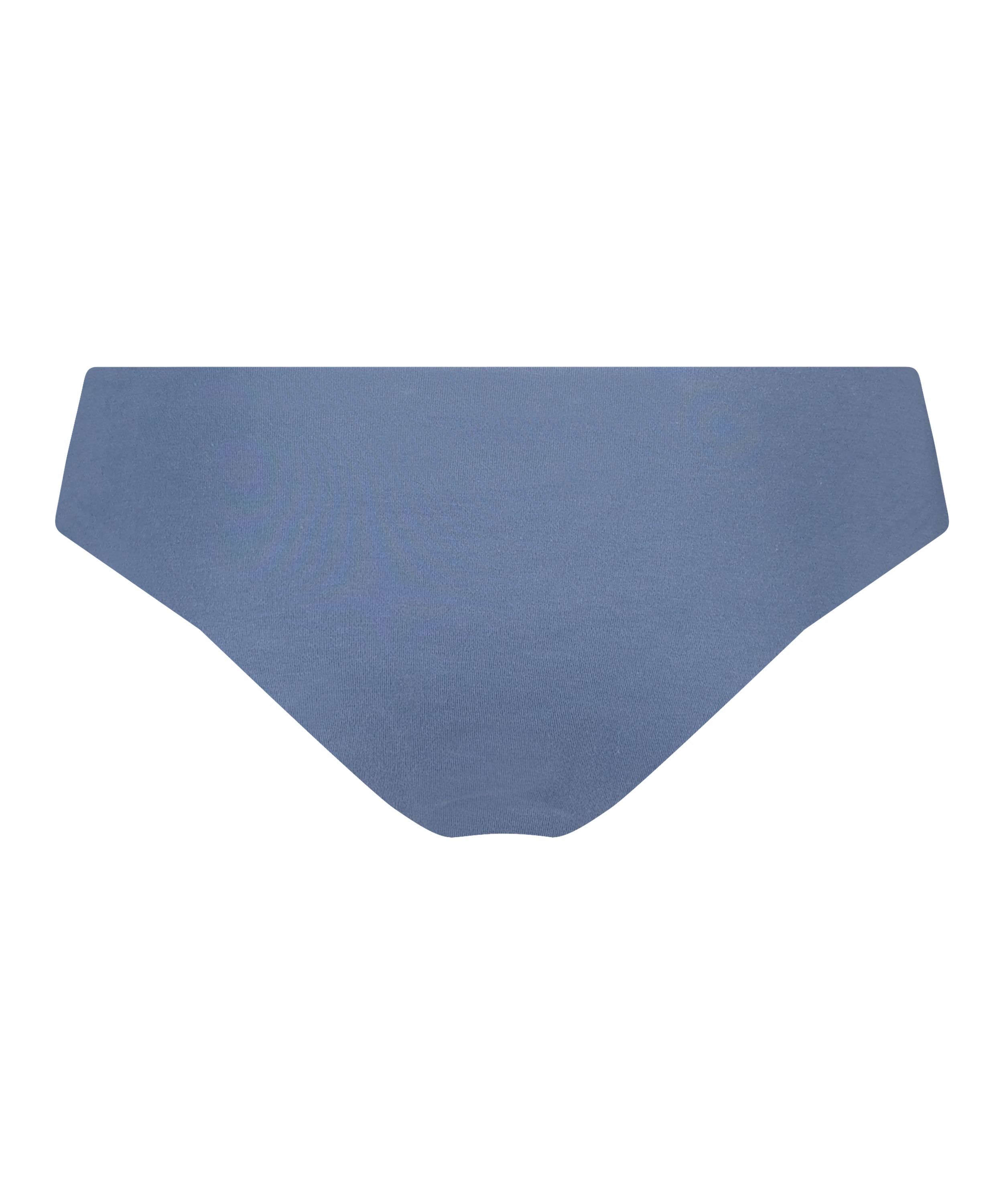 Slip brésilien invisible en coton, Bleu, main