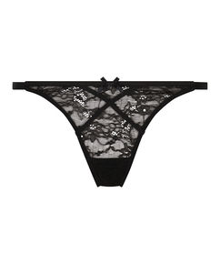 String taille haute Corby, Noir
