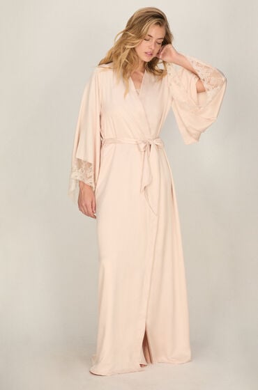 Hunkemöller Kimono Long Legacy Beige Hunkemöller Kimono Long Legacy Beige