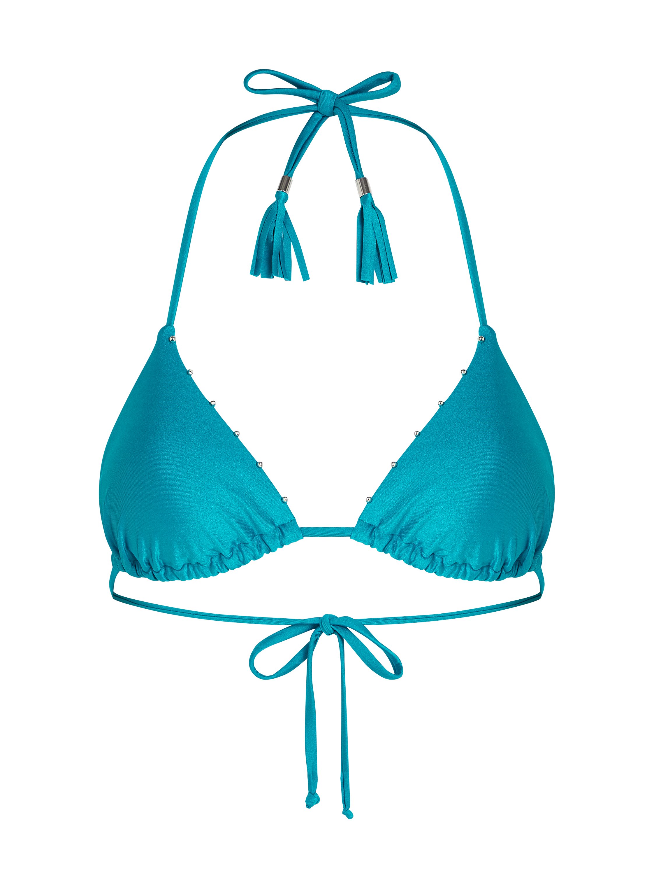Haut de bikini triangle Aqua, Vert, main