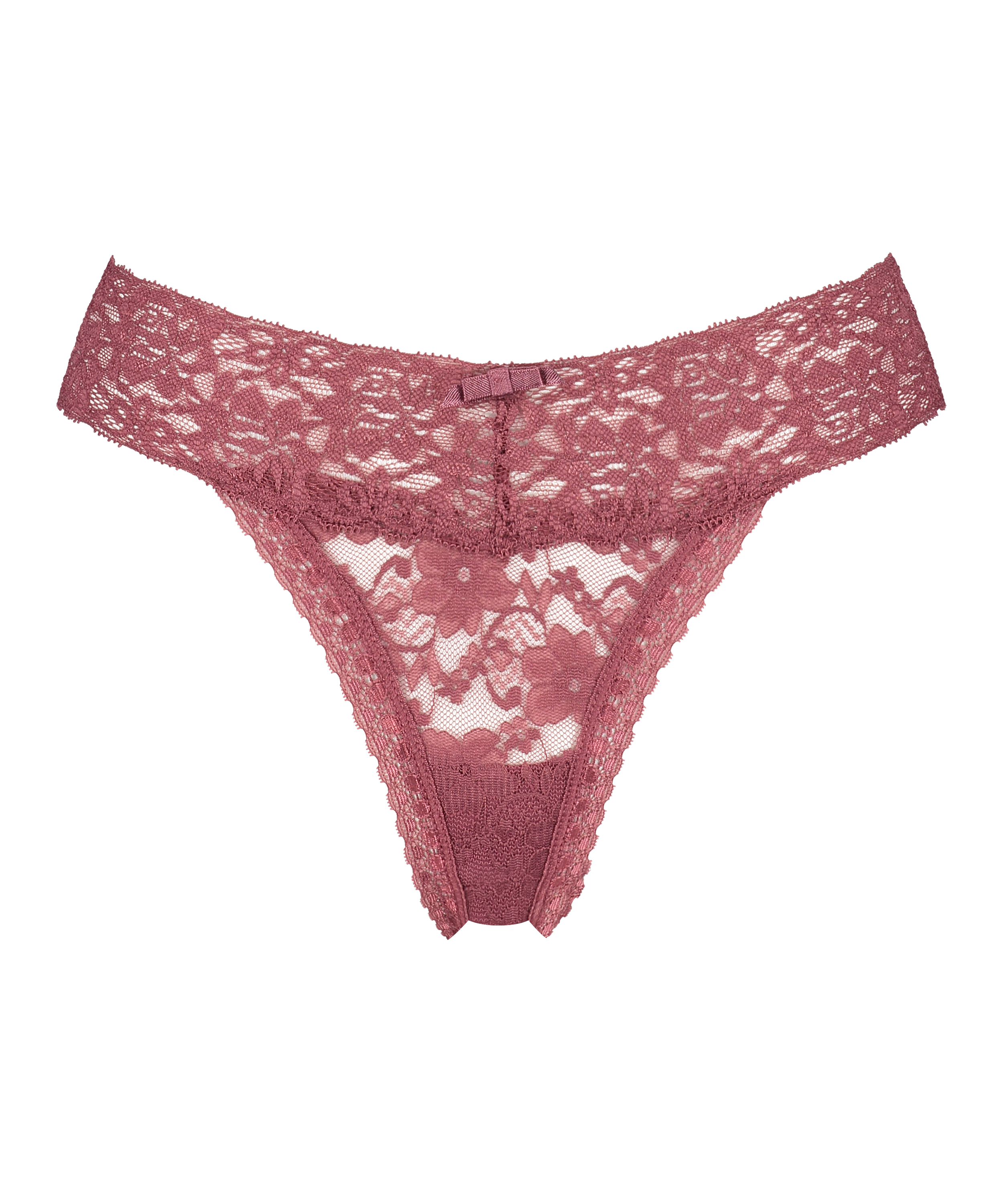String en V taille extra basse, Rouge, main