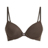 Soutien-gorge à armatures préformé Plunge, Marron