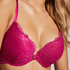 Soutien-gorge à armatures préformé push-up Marine, Rose