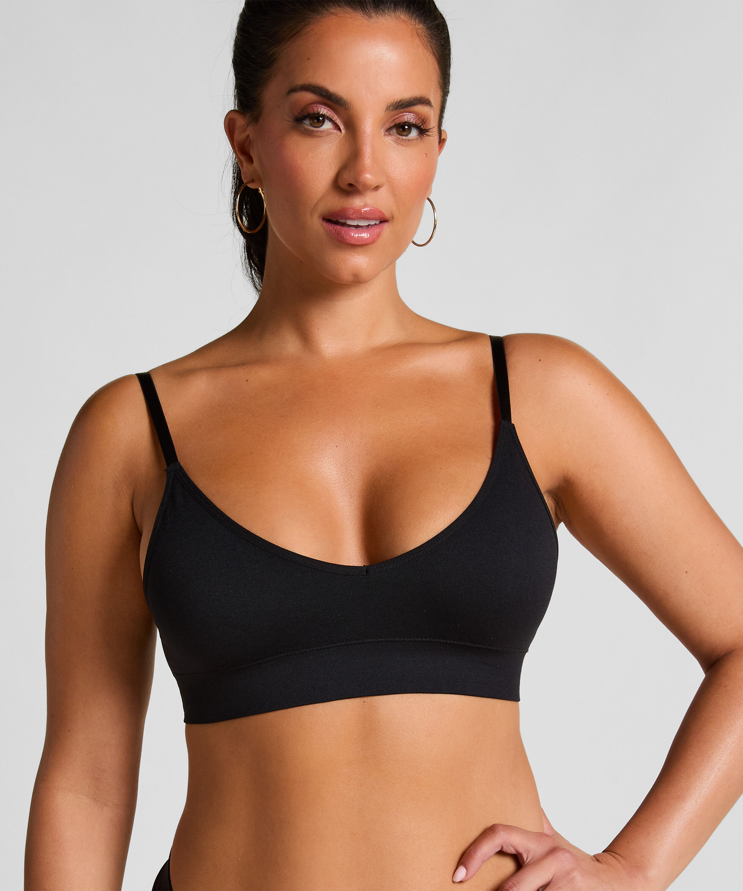 Brassière triangle Dide, Noir