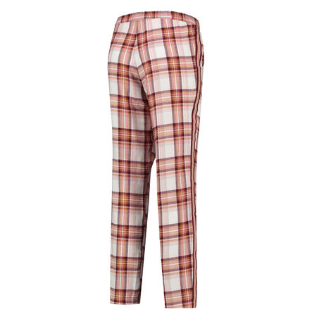 Pantalon de pijama &agrave; carreaux, Rouge
