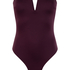 Maillot de bain bandeau en néoprène, Violet