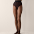 Collants 15 Deniers Pois Anti-Filage, Noir