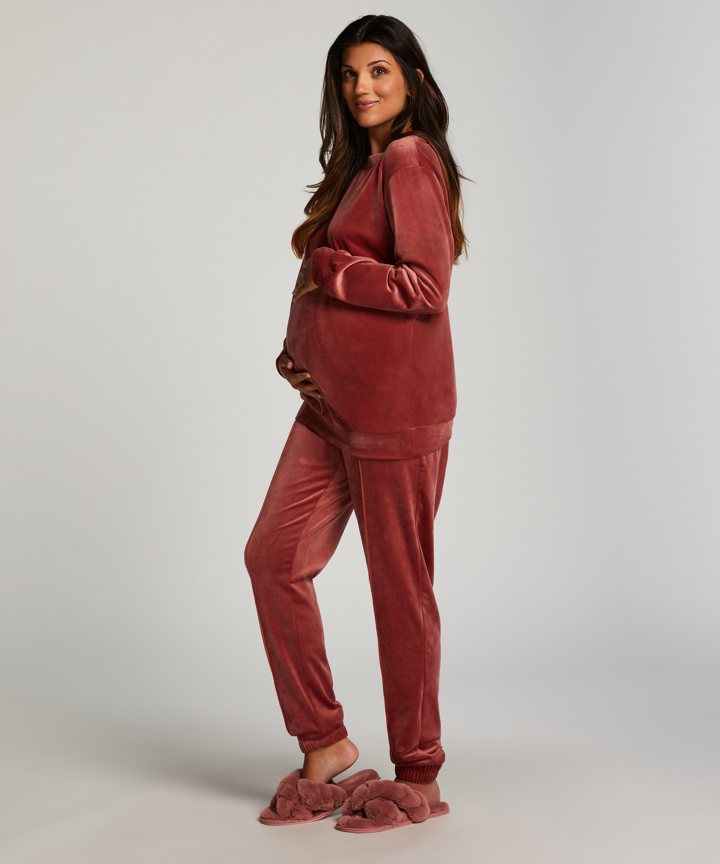 Pantalon de survêtement de maternité Velours Pintuck pour €34.99 - Bas de  Pyjama - Hunkemöller