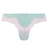 Slip brésilien Lace & Shine, Bleu