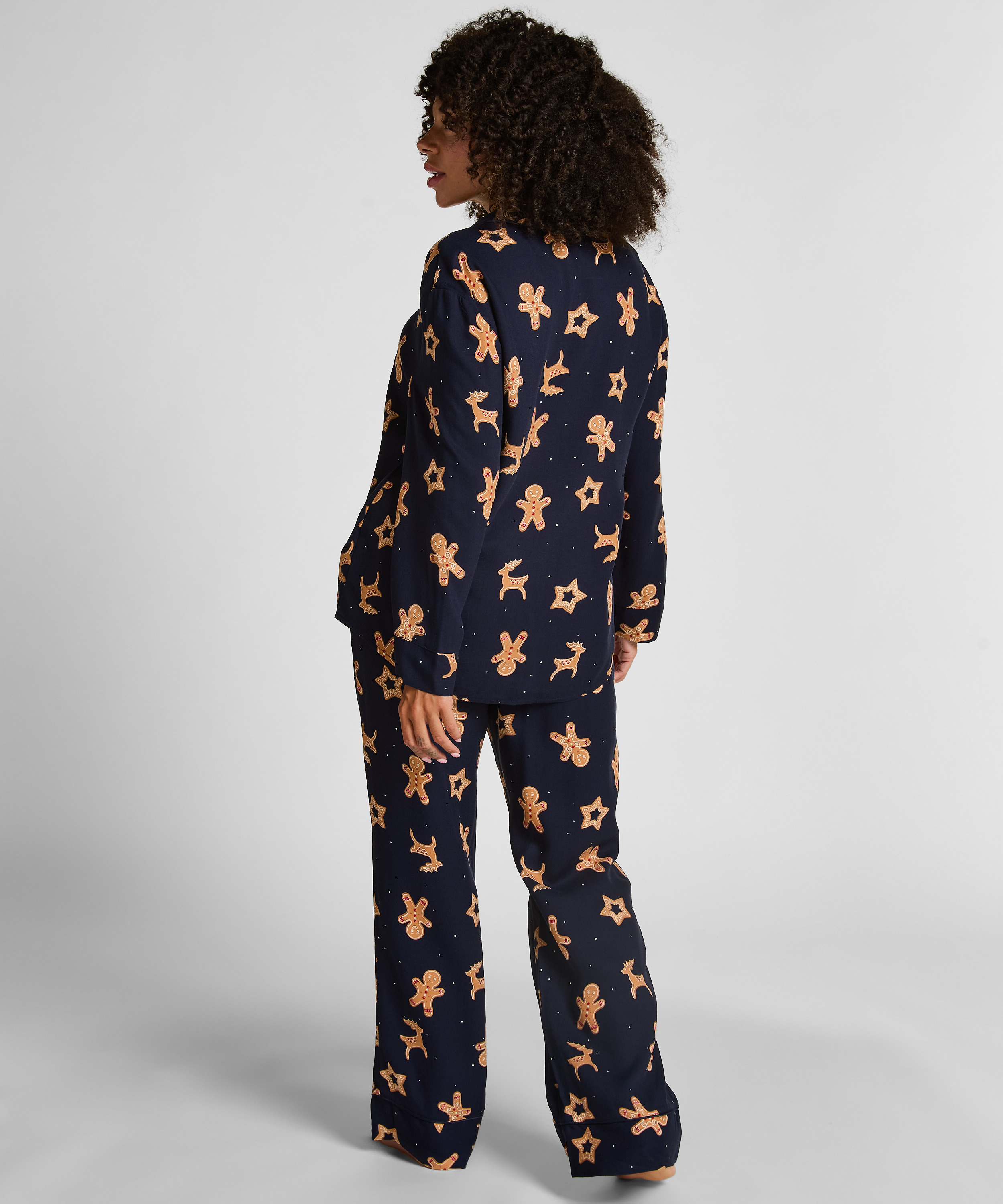 Pyjama Gingerbread, Bleu, main