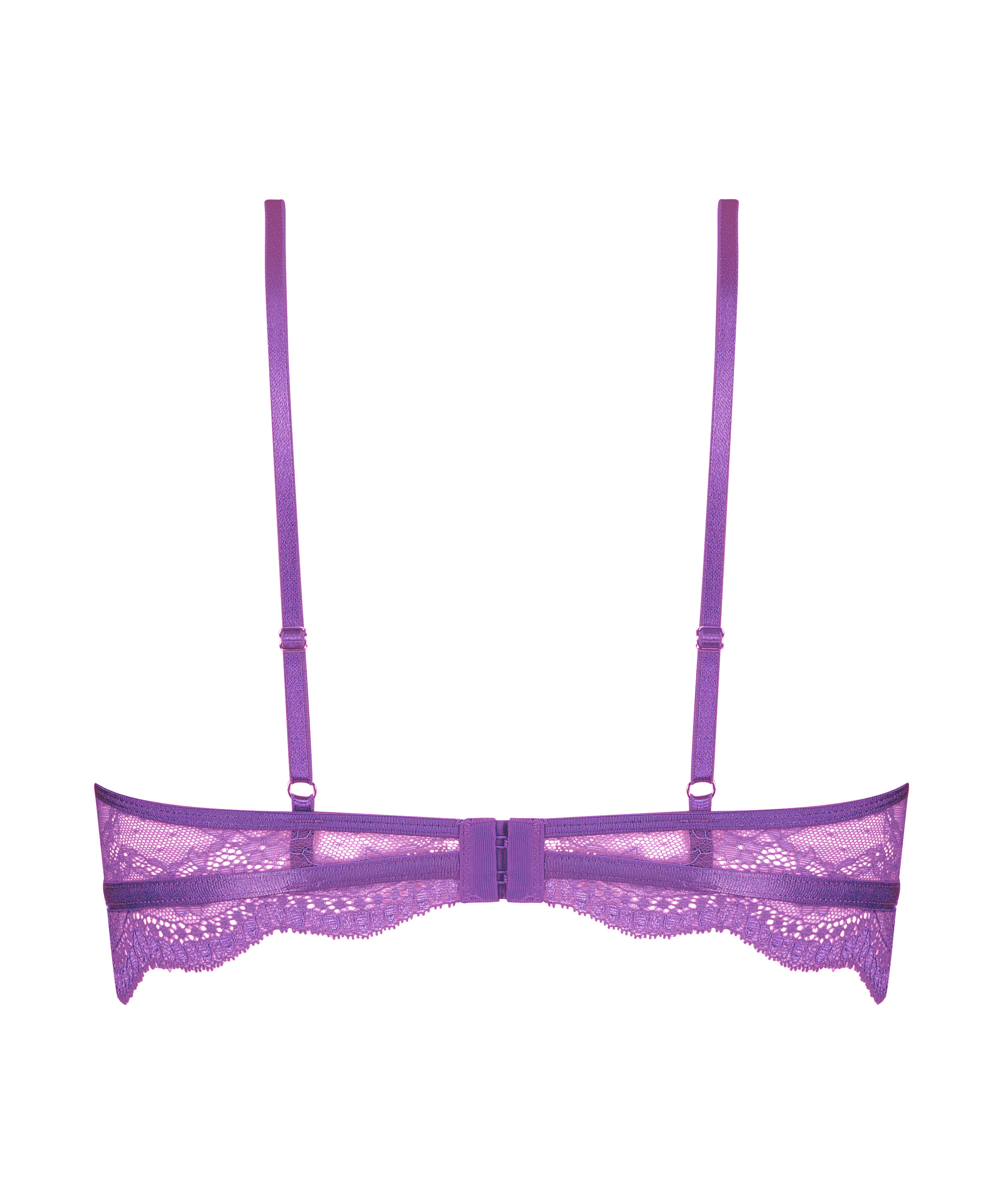 Soutien-gorge non-rembourr&eacute; &agrave; armatures Isabelle, Violet, main