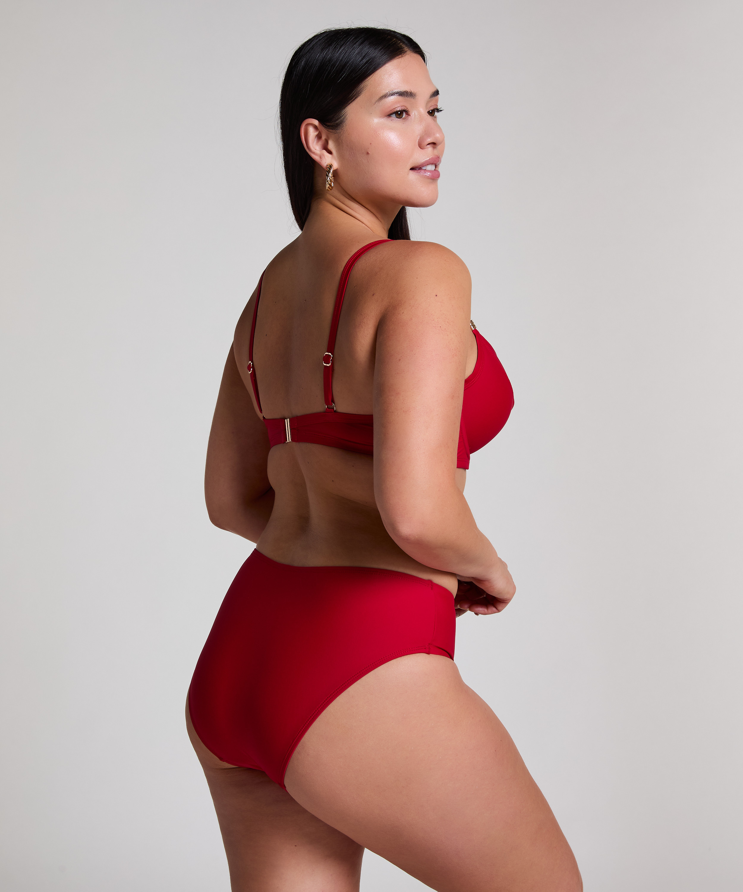 Bas de bikini Midi Luna Rio, Rouge, main