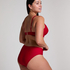 Bas de bikini Midi Luna Rio, Rouge