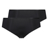 Lot de 2 slips brésiliens Angie, Noir