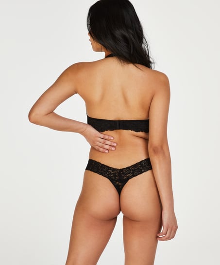 Brassière Halter Rosalyn préformée, Noir