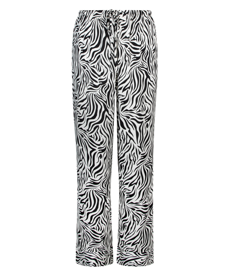 Pantalon Satin, Blanc