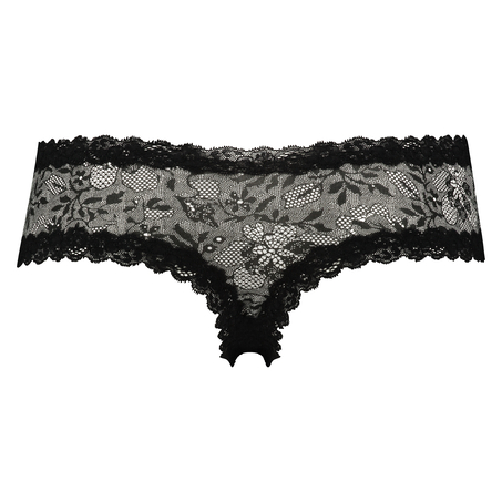 Slip brésilien V-shape, Noir