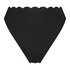 Slip de Bikini Rio Scallop, Noir