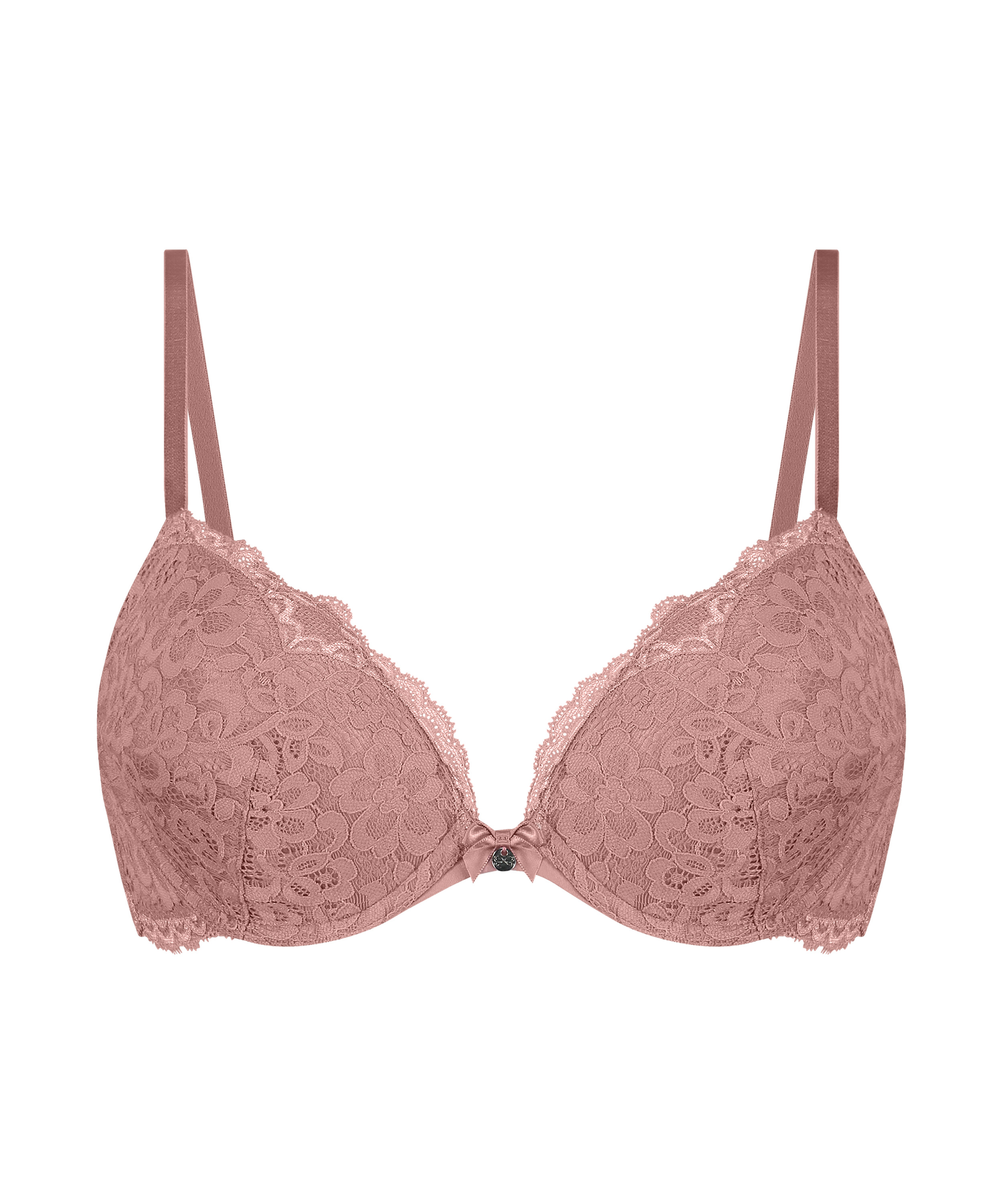 Soutien-gorge à armatures préformé push-up Marine, Rose, main