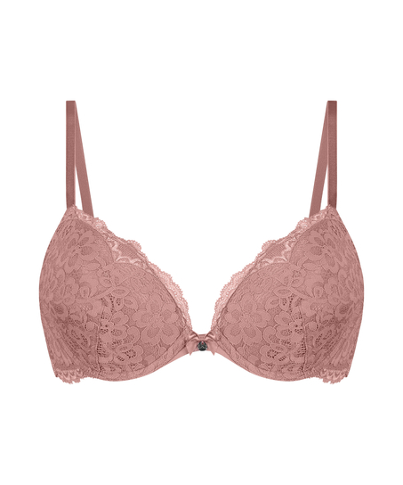 Soutien-gorge à armatures préformé push-up Marine, Rose