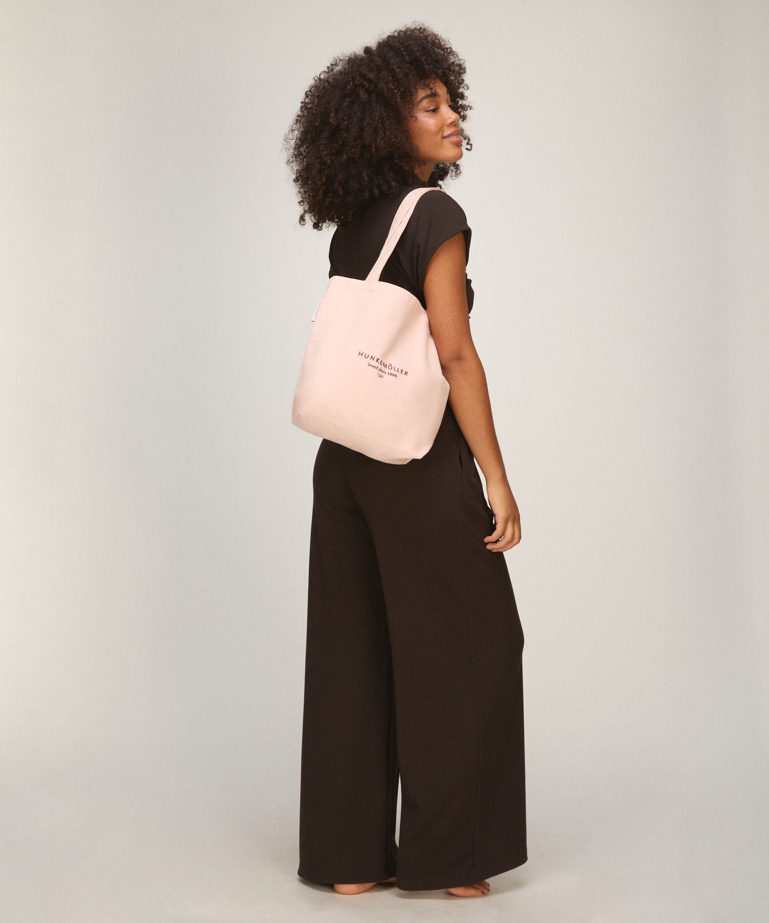 Canvas Tote Bag Small, Rose Canvas Tote Bag Small, Rose