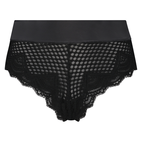 Slip brésilien taille haute Duckie, Noir