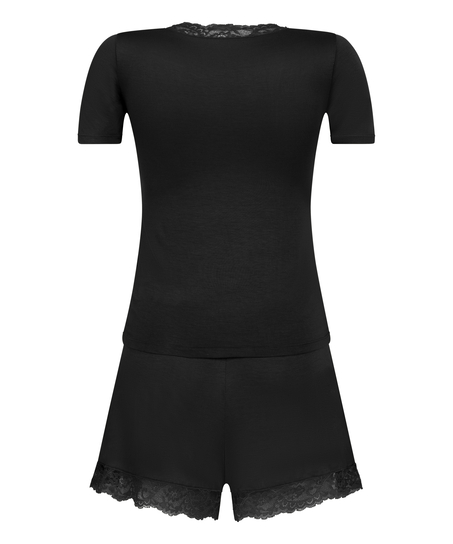 Pyjama en jersey, Noir