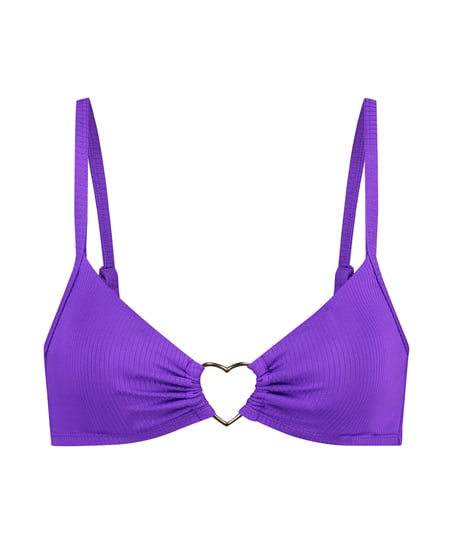 Haut de bikini court Eclipse, Violet