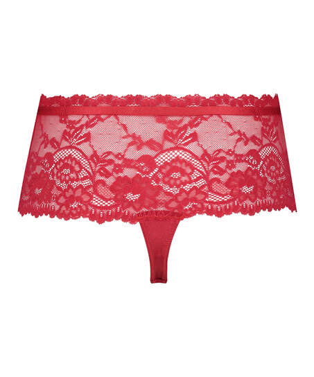 Boxer string Alda, Rouge