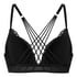 Soutien-gorge à armatures push-up préformé Sabrina, Noir