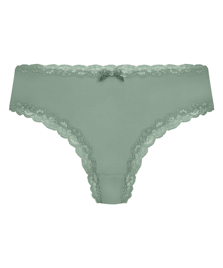 Slip br&eacute;silien V-shape Mesh, Vert